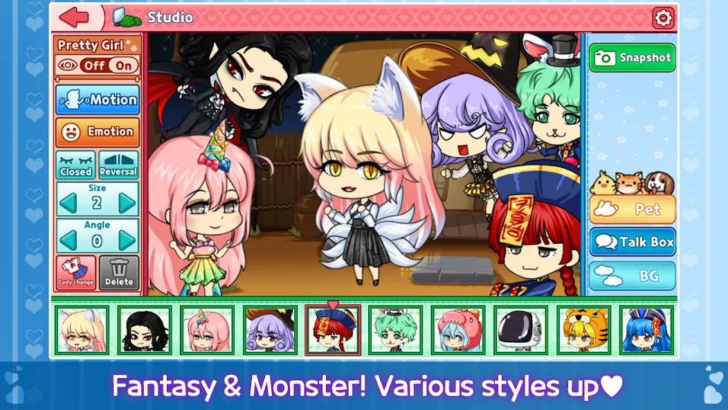 My Prettygirl Story : Dress Up [MOD: разблокированы все наряды и аксессуары] Screenshot 3
