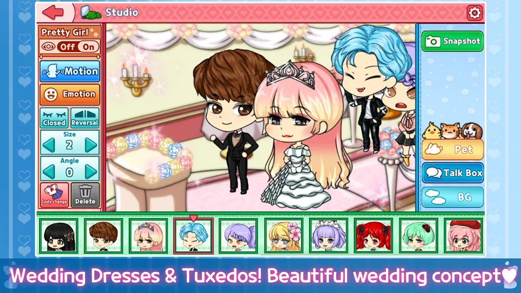 My Prettygirl Story : Dress Up [MOD: разблокированы все наряды и аксессуары] Screenshot 4