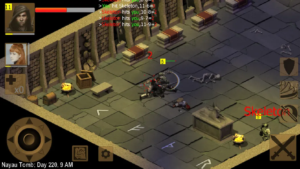 Exiled Kingdoms RPG [MOD: безлимитные ресурсы и опыт] Screenshot 1