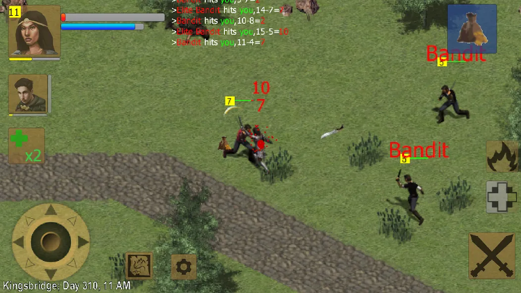 Exiled Kingdoms RPG [MOD: безлимитные ресурсы и опыт] Screenshot 4