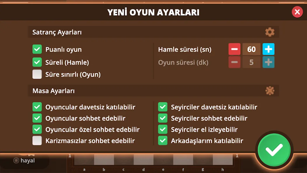 Satranç Online [MOD: онлайн-шахматы без рекламы] Screenshot 3