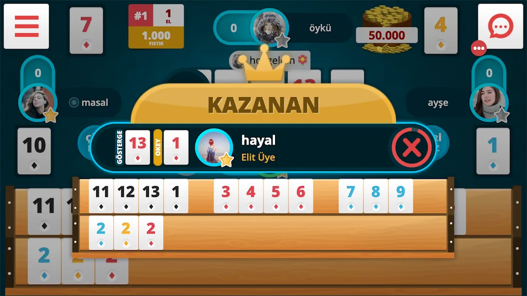 Okey Online [MOD: игра без рекламы и ограничений] Screenshot 2