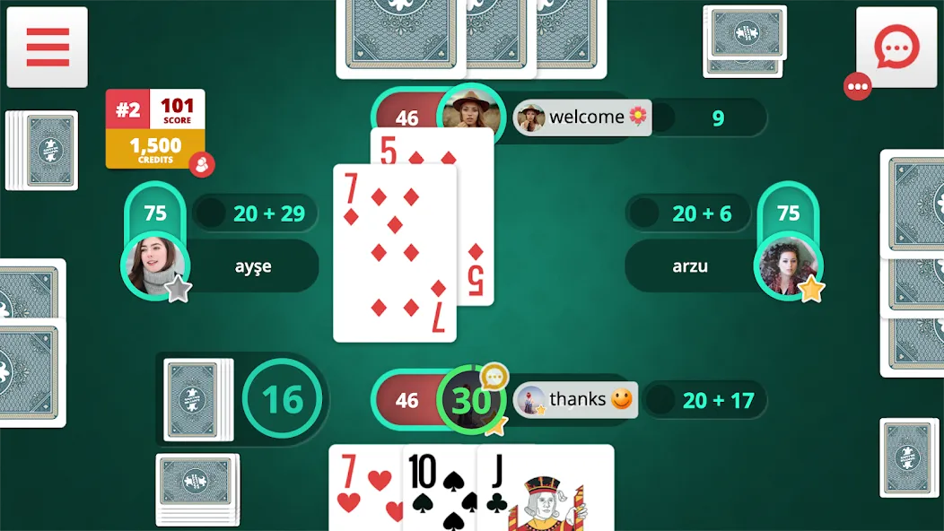 Pisti Online [MOD: онлайн карточная игра без рекламы] Screenshot 2