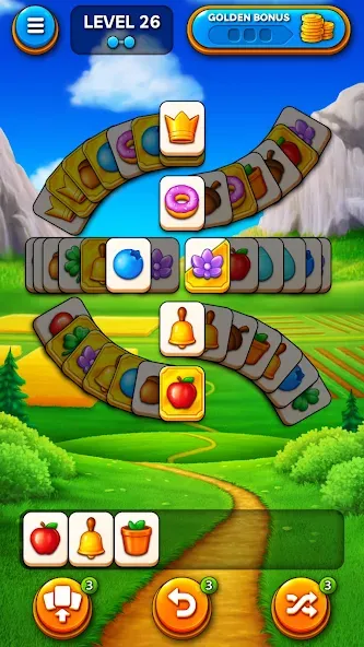 Joey's Farm - Tile Match [MOD: безлимитные подсказки и жизни] Screenshot 4
