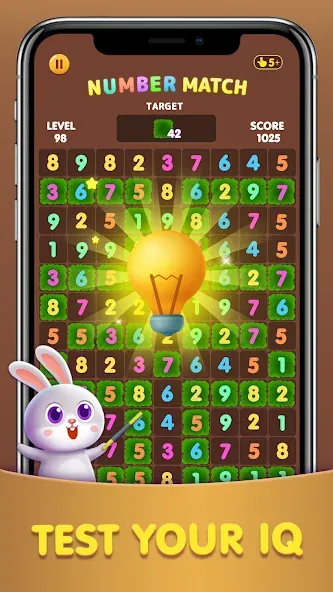 Number Match: Ten Crush Puzzle [MOD: безлимитные подсказки и отмены ходов] Screenshot 3