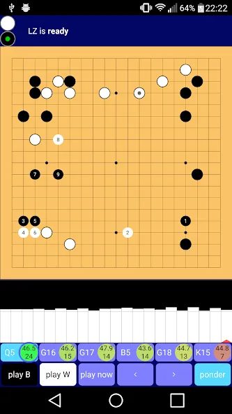 Lazy Baduk [MOD: разблокированы все доски и подсказки] Screenshot 2