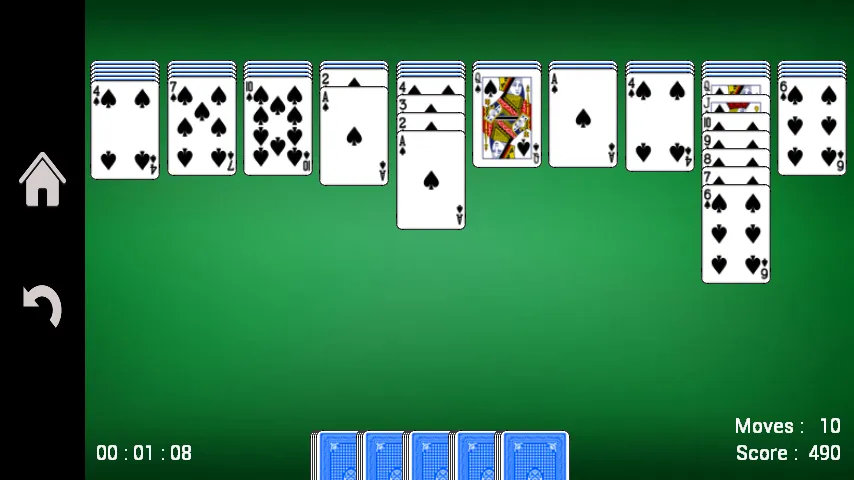 Spider Solitaire [MOD: безлимитные подсказки и отмена ходов] Screenshot 1