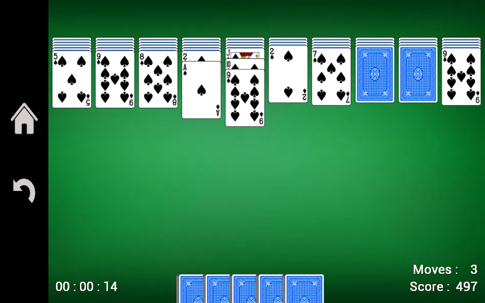 Spider Solitaire [MOD: безлимитные подсказки и отмена ходов] Screenshot 3