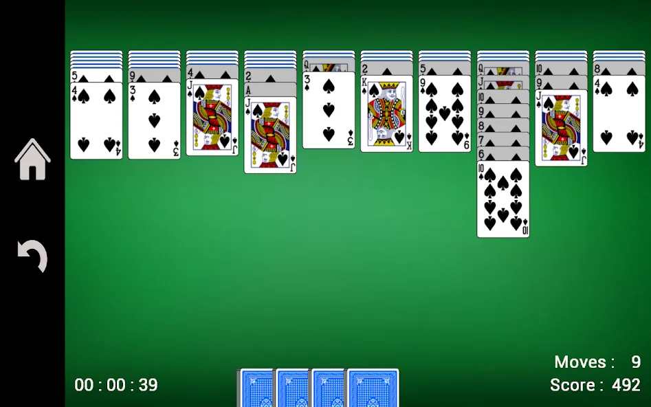 Spider Solitaire [MOD: безлимитные подсказки и отмена ходов] Screenshot 4