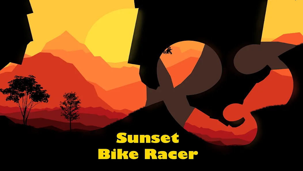 Sunset Bike Racer - Motocross [MOD: безлимитные деньги и все мотоциклы] Screenshot 1