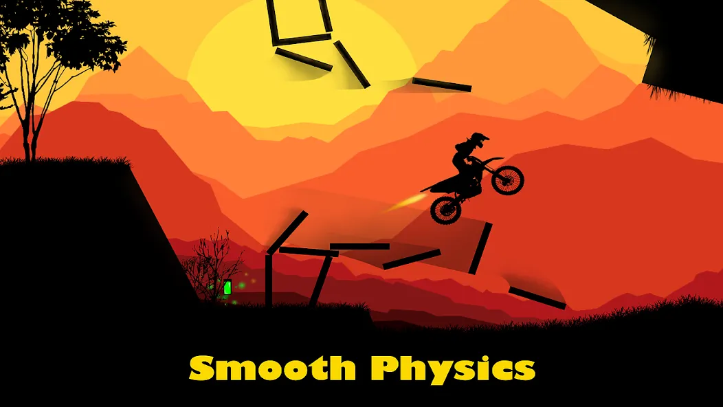 Sunset Bike Racer - Motocross [MOD: безлимитные деньги и все мотоциклы] Screenshot 3