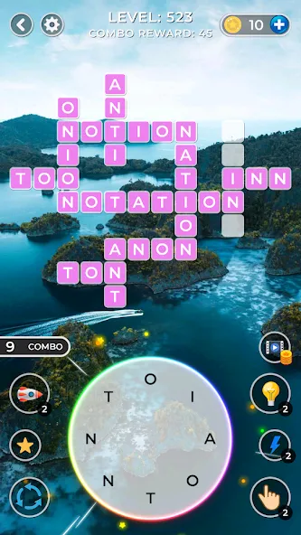 WOW4:Word Connect Offline Word [MOD: без рекламы и подсказки доступны] Screenshot 3