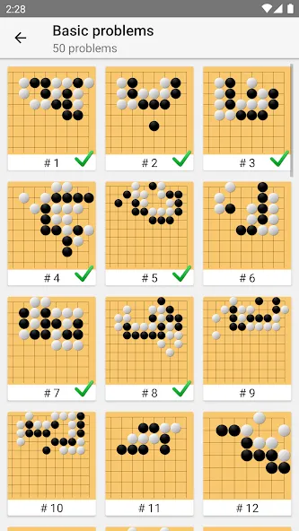 Tsumego Pro (Go Problems] [MOD: все задачи доступны без ограничений] Screenshot 2
