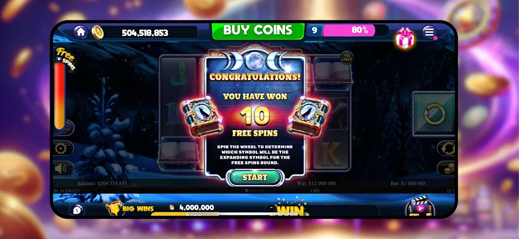 Majestic Slots: Slot Machine [MOD: безлимитные монеты и бесплатные вращения] Screenshot 4