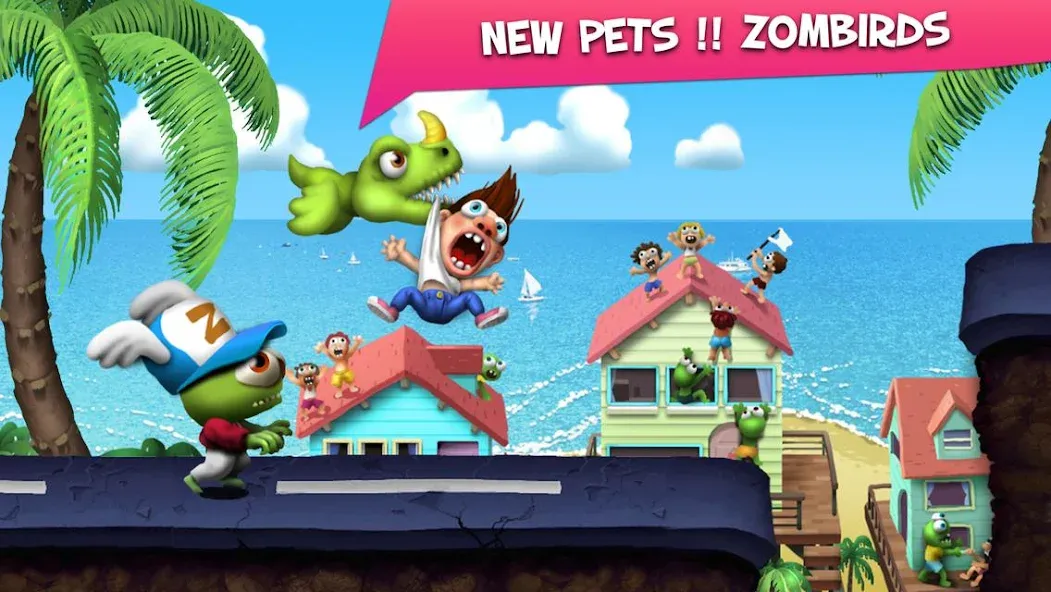 Zombie Tsunami [MOD: много монет и бессмертие] Screenshot 1