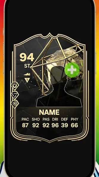 FC Card Creator [MOD: безлимитные монеты и все карты открыты] Screenshot 1