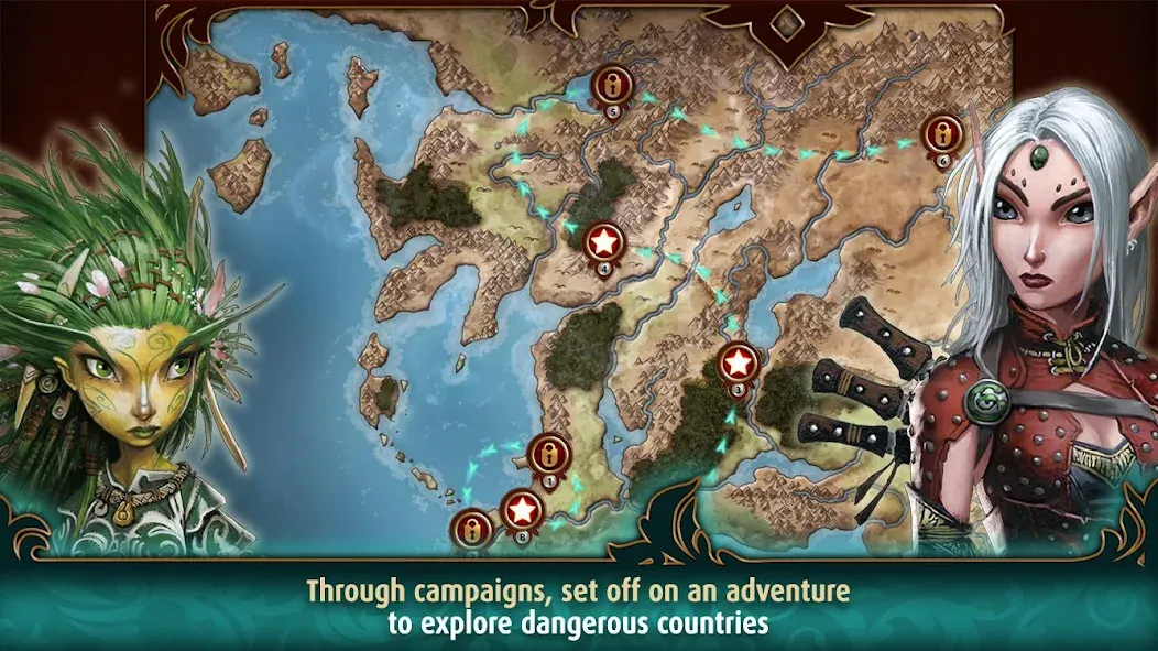 Pathfinder Adventures [MOD: безлимитные ресурсы и открытые карты] Screenshot 3