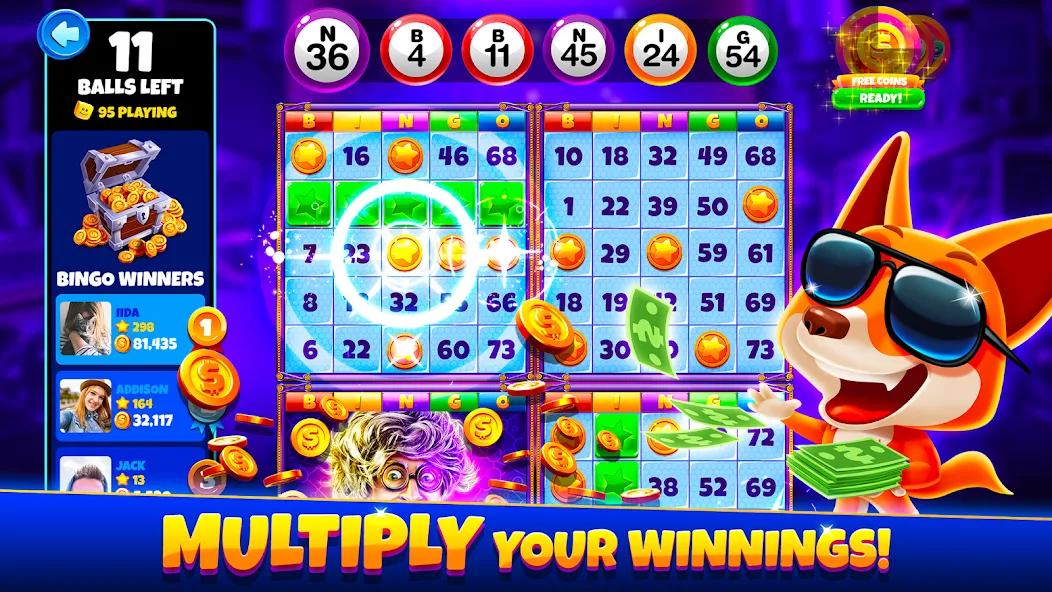 Xtreme Bingo! Slots Bingo Game [MOD: безлимитные монеты и бонусы] Screenshot 1