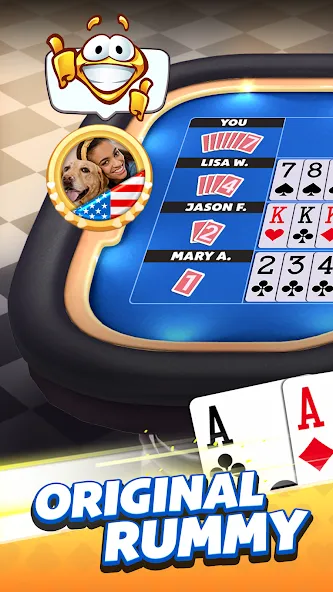 Rummy Plus -Original Card Game [MOD: безлимитные монеты и подсказки] Screenshot 1