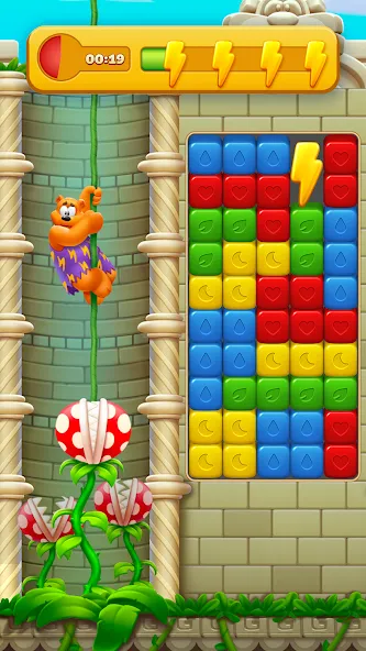 Toon Blast [MOD: безлимитные жизни и усиленные бонусы] Screenshot 1
