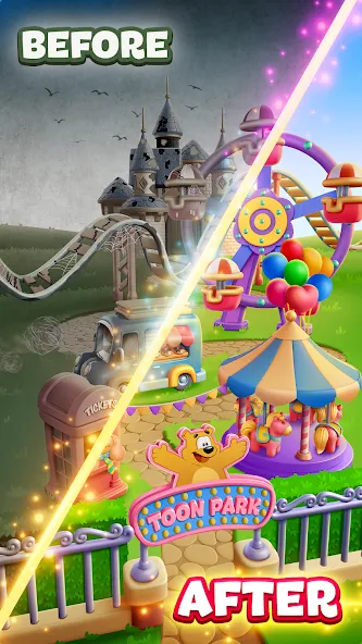 Toon Blast [MOD: безлимитные жизни и усиленные бонусы] Screenshot 3