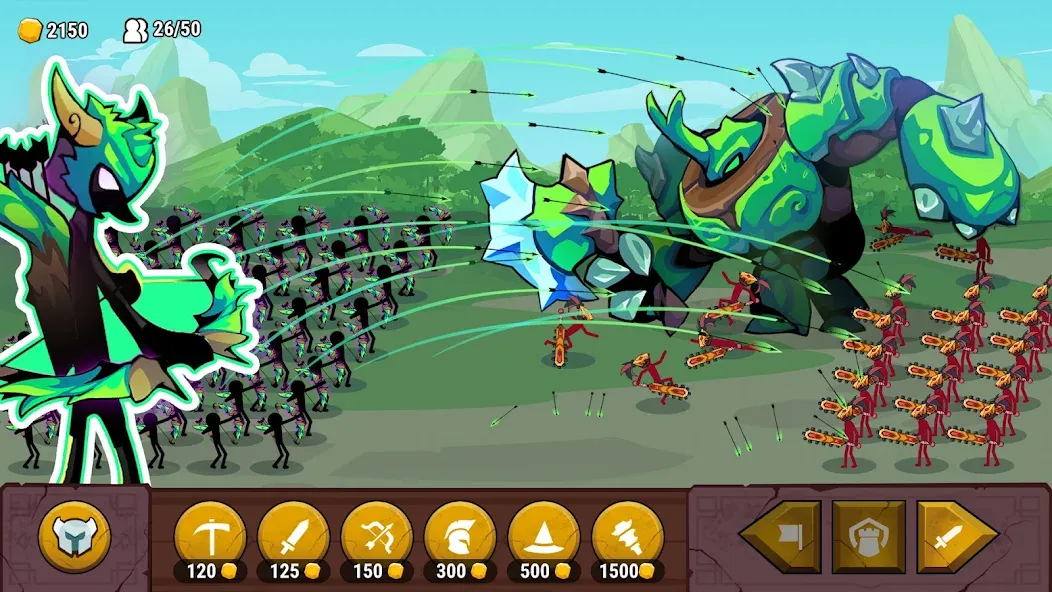 Stick of Thrones [MOD: безлимитные монеты и разблокированы уровни] Screenshot 1