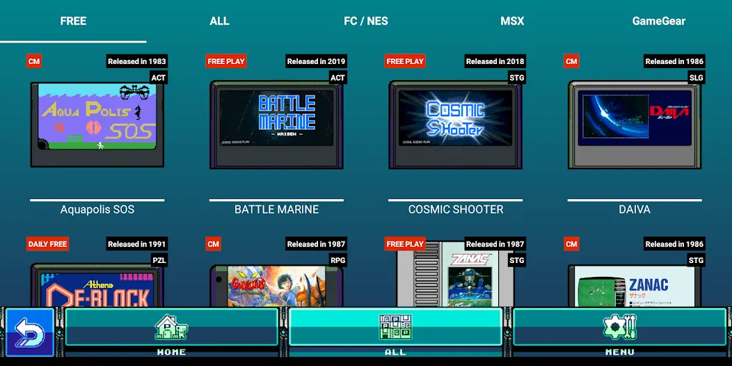 PicoPico - 8bit Retro Games [MOD: классические 8битные игры без ограничений] Screenshot 1