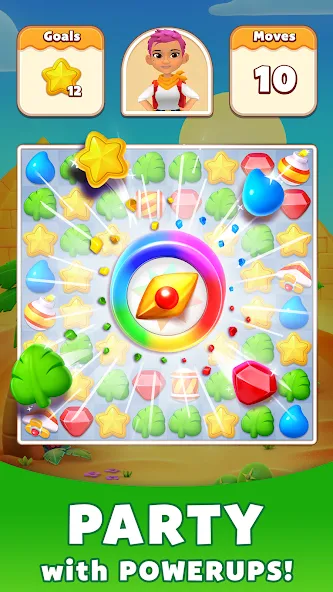 Treasure Party: Puzzle Fun! [MOD: безлимитные подсказки и монеты] Screenshot 4
