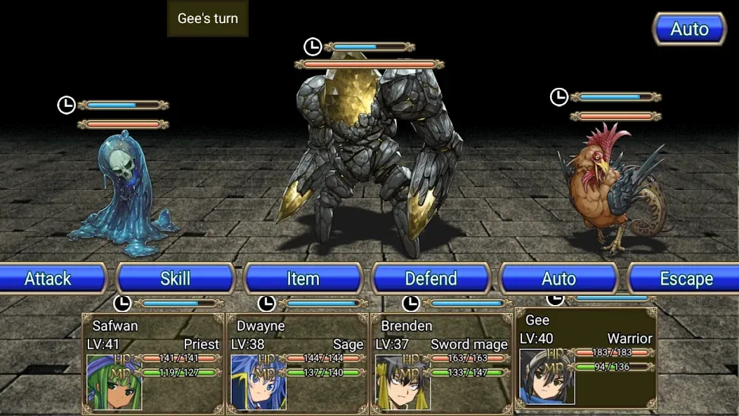 Dungeon RPG -Abyssal Dystopia- [MOD: безлимитные ресурсы и мощное снаряжение] Screenshot 4
