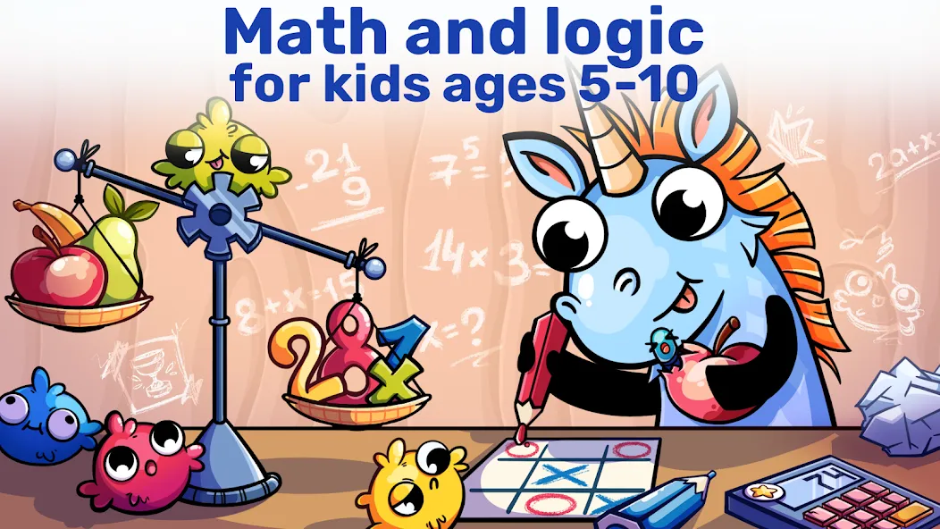 Math&amp;Logic games for kids [MOD: все уровни разблокированы] Screenshot 1
