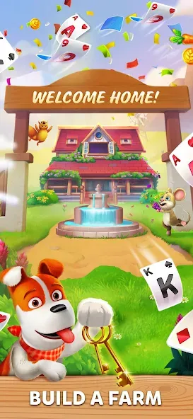 Solitaire Grand Harvest [MOD: безлимитные монеты и бонусы] Screenshot 2