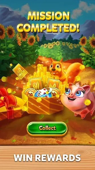 Solitaire Grand Harvest [MOD: безлимитные монеты и бонусы] Screenshot 5