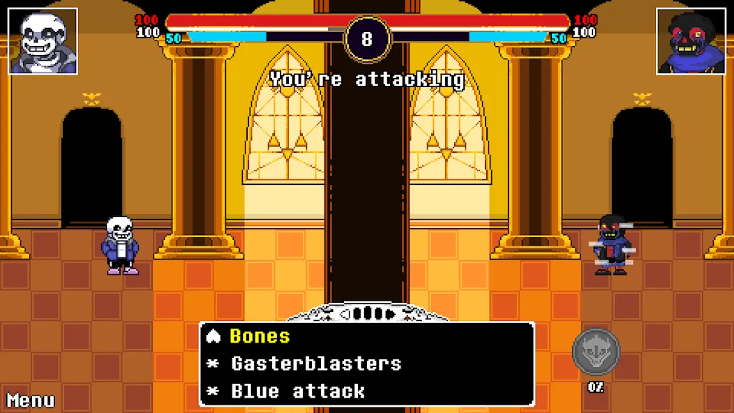 Underverse Battles [MOD: безлимитные деньги и усиленные герои] Screenshot 3