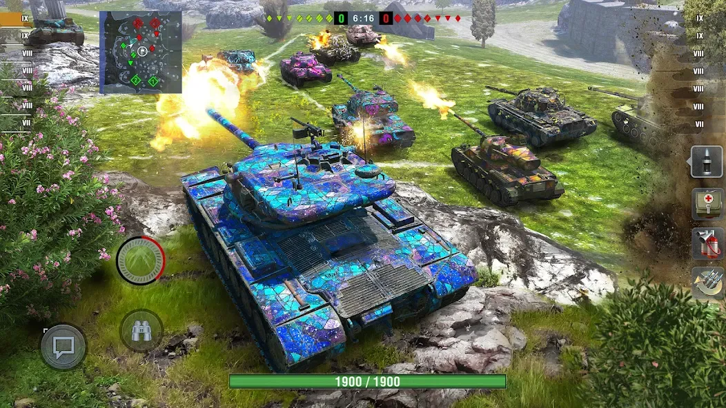 World of Tanks Blitz [MOD: безлимитное золото и все танки] Screenshot 1