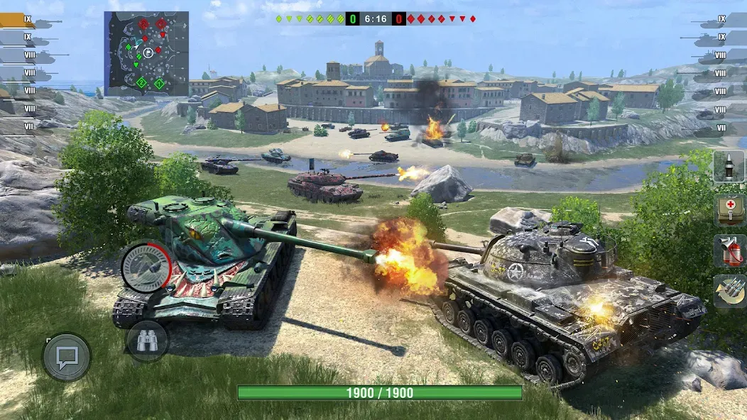 World of Tanks Blitz [MOD: безлимитное золото и все танки] Screenshot 2