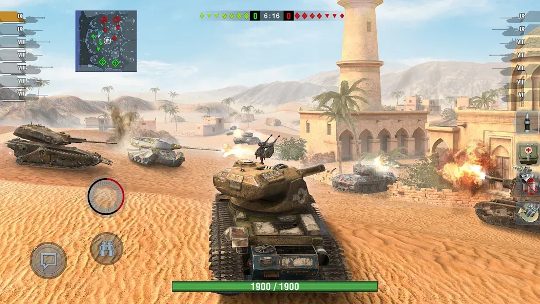 World of Tanks Blitz [MOD: безлимитное золото и все танки] Screenshot 3