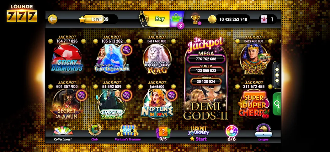 Lounge777 - Online Casino [MOD: безлимитные монеты и бонусы] Screenshot 1