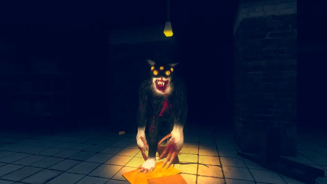 Cat Fred Evil Pet. Horror game [MOD: безлимитные деньги и оружие] Screenshot 2