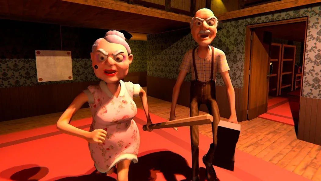 Grandpa And Granny Home Escape [MOD: безлимитные монеты и открыты все уровни] Screenshot 2