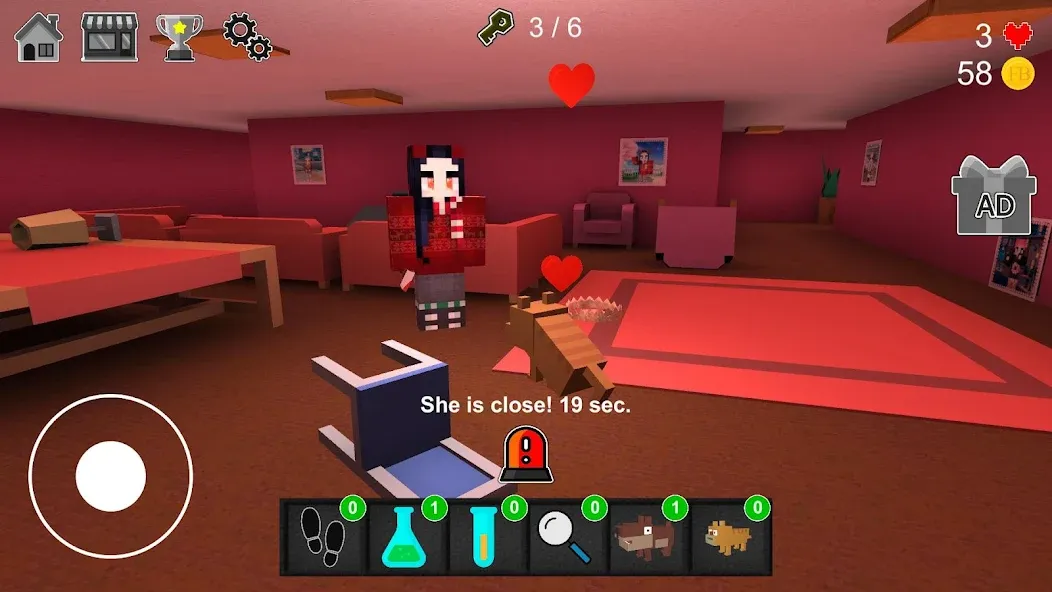 Night Horror In The Pink House [MOD: открыты все уровни и без рекламы] Screenshot 2