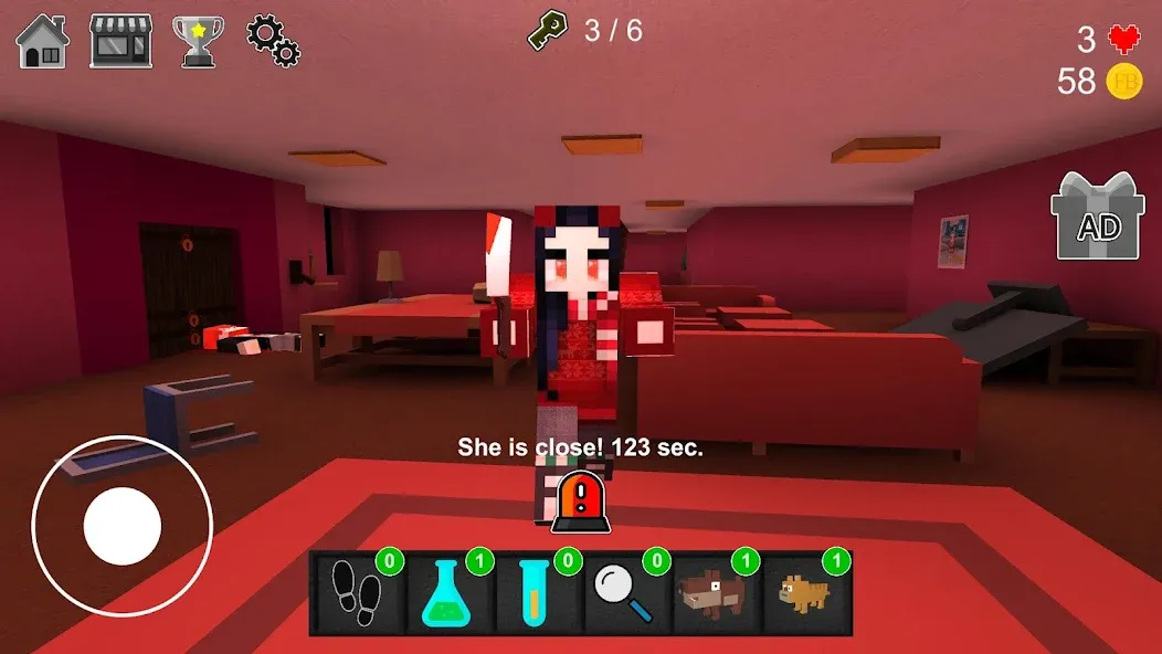 Night Horror In The Pink House [MOD: открыты все уровни и без рекламы] Screenshot 5