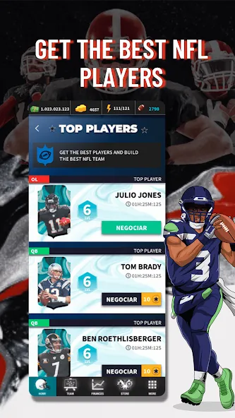 Fantasy Football Bowl Manager [MOD: безлимитные деньги и ресурсы] Screenshot 3