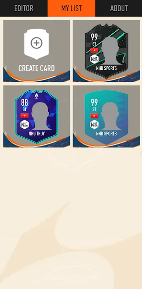 UT Card Creator 23 [MOD: все карты и безлимитные ресурсы] Screenshot 3