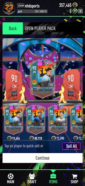 NHDFUT 23 Draft &amp; Packs [MOD: безлимитные монеты и паки] Screenshot 2