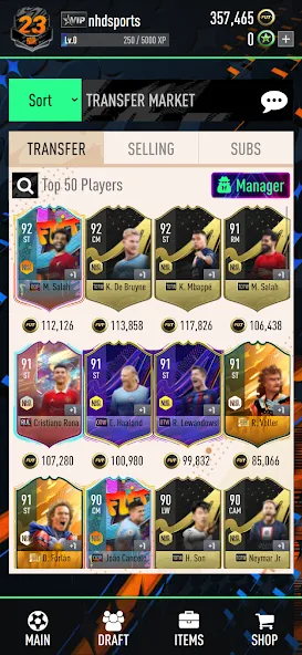 NHDFUT 23 Draft &amp; Packs [MOD: безлимитные монеты и паки] Screenshot 5