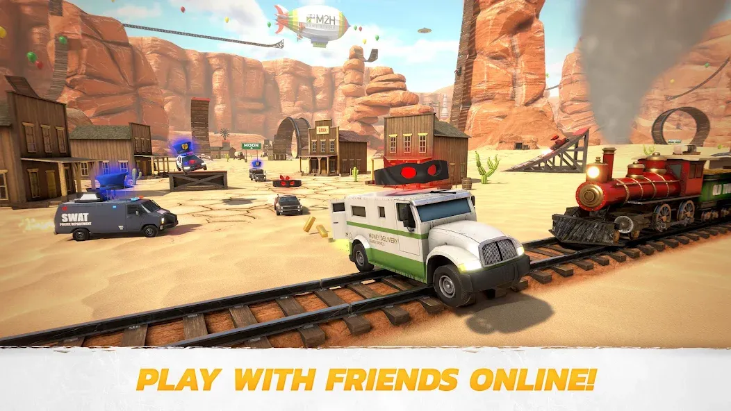 Crash Drive 3: Car Stunting [MOD: безлимитные деньги и все автомобили] Screenshot 1