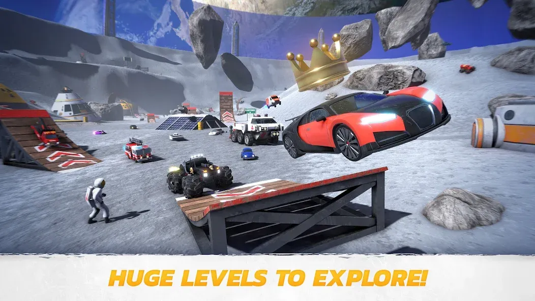 Crash Drive 3: Car Stunting [MOD: безлимитные деньги и все автомобили] Screenshot 3