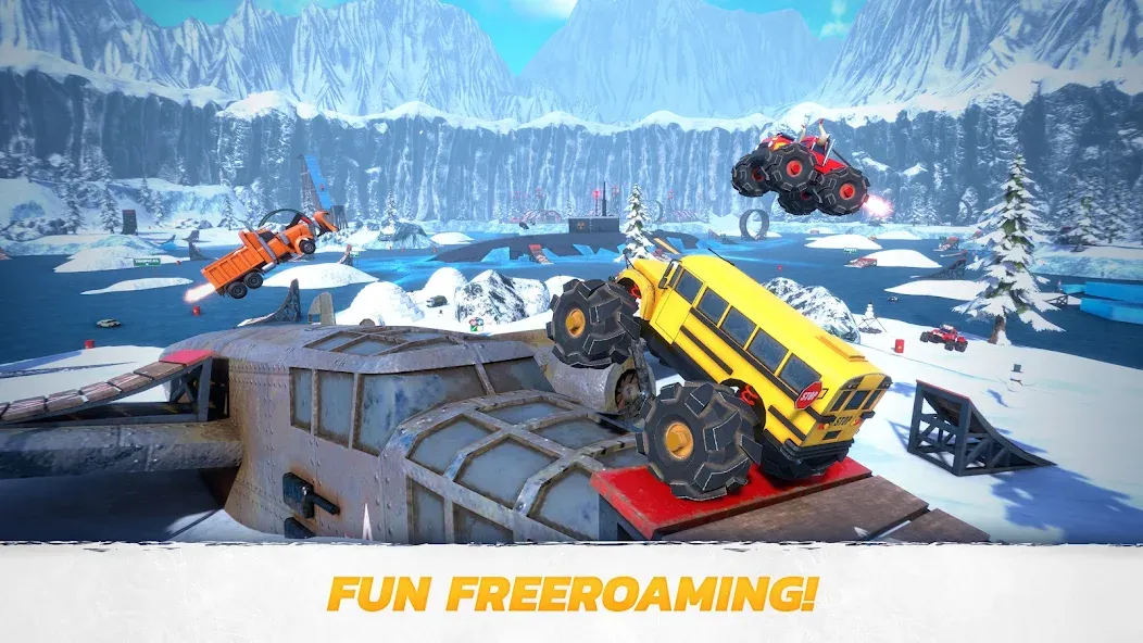 Crash Drive 3: Car Stunting [MOD: безлимитные деньги и все автомобили] Screenshot 4