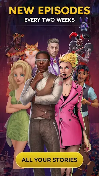Series: Romance &amp; love stories [MOD: безлимитные ресурсы и все истории открыты] Screenshot 4