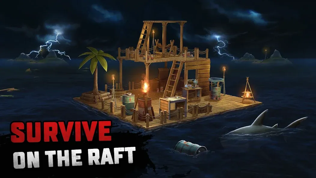 Raft® Survival - Ocean Nomad [MOD: безлимитные ресурсы и улучшенный крафт] Screenshot 1